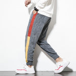 Contrast Striped Japan Style Streetwear Joggers