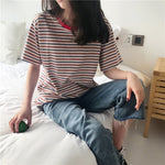 Vintage Striped Classic Bottom T-shirt