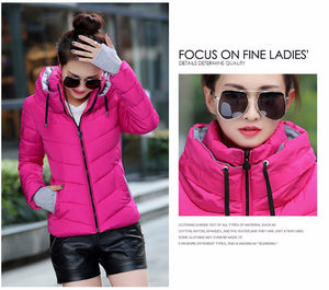 Slim Cotton Padded Winter Jackets