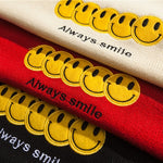 Many Smiling Angels Embroidery Oversize Sweater