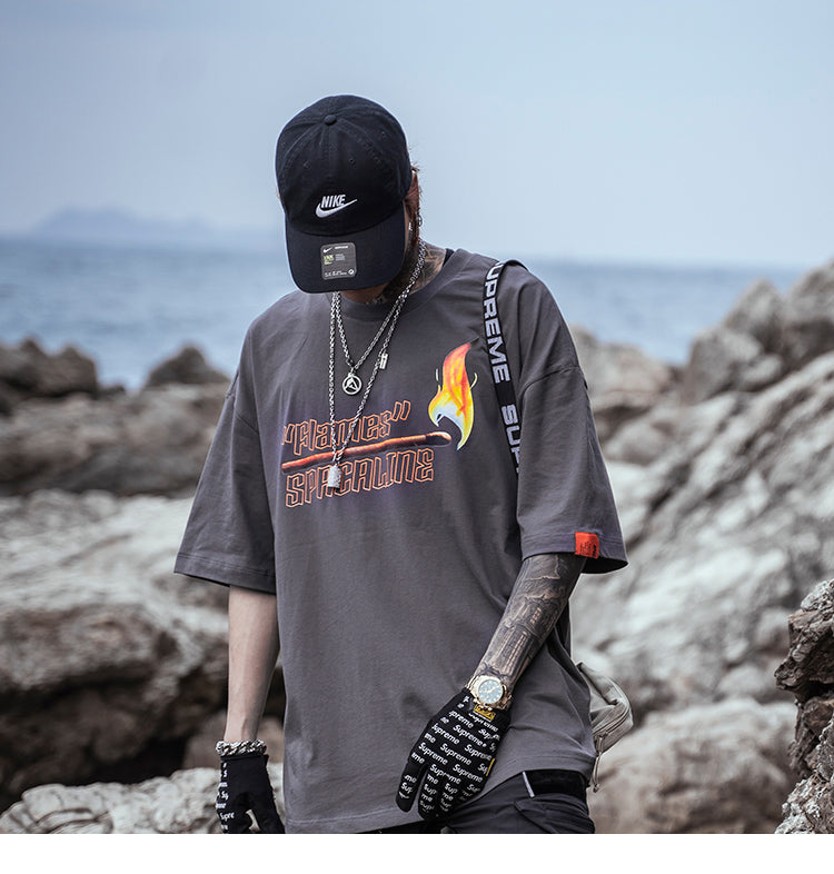 Matchstick Fire Flame T-Shirt