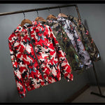 Casual Camouflage Hoodie Jackets