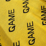 Game Printed Oversized Sweater