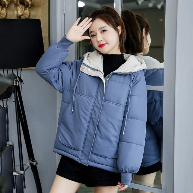 Cotton padded Outwear Jacket Hoodie 7 Colors