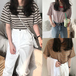 Vintage Striped Classic Bottom T-shirt