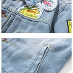 Vintage Jean Jacket Streetwear Denim