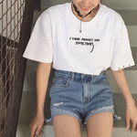 Summer Tops Korean Harajuku Embroidery Short Sleeve T-shirt