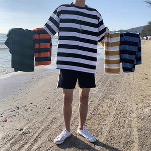 Streetwear Striped Tshirt