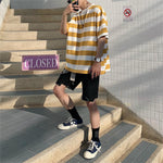 Streetwear Striped Tshirt