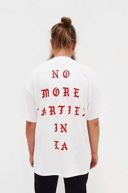Kanye West NO MORE PARTIES IN LA T-shirt
