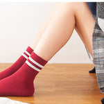 Striped Candy Colors Cotton Socks
