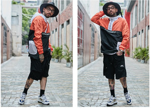 Hip Hop Hooded Jacket Zipper