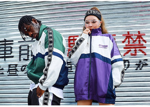 Patchwork Block Thin Jacket