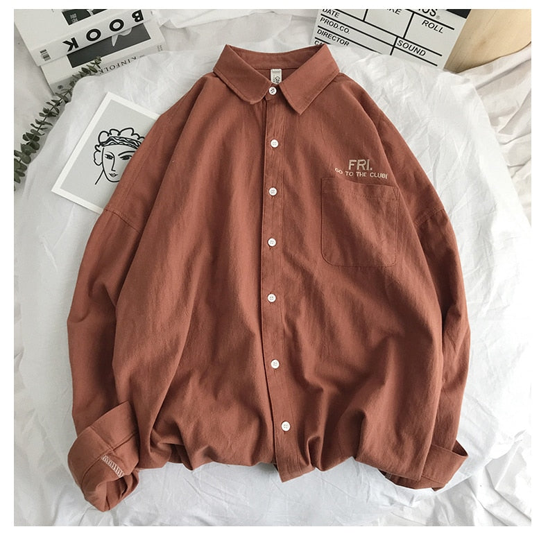 Weekdays Embroidery Streetwear Shirt