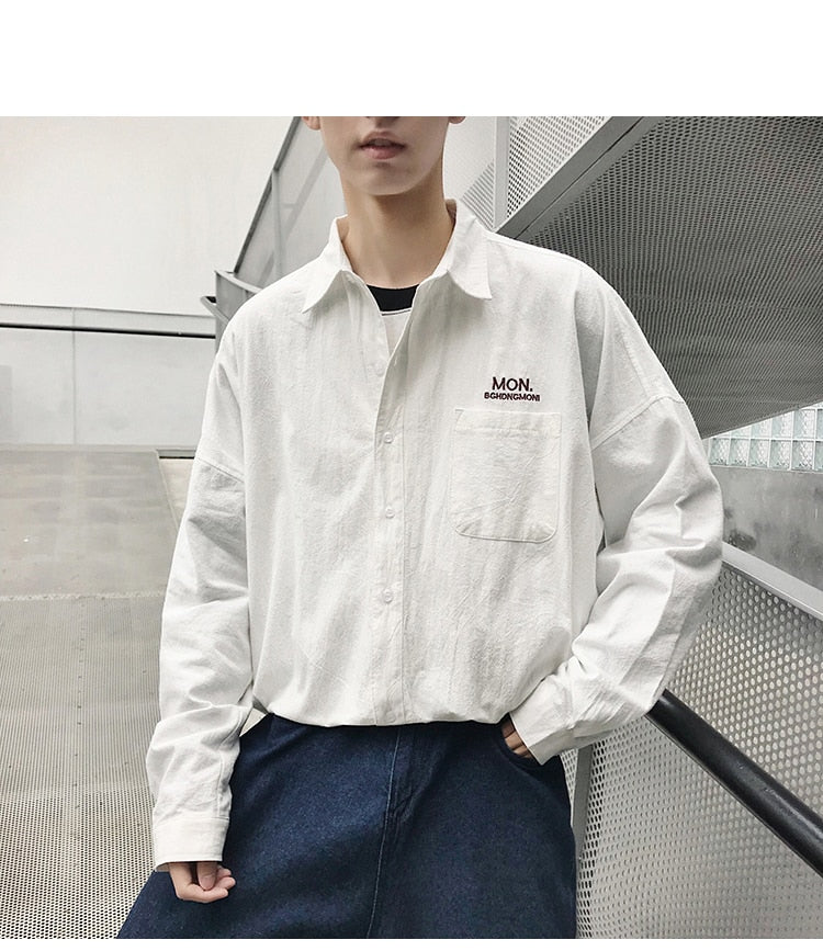 Weekdays Embroidery Streetwear Shirt