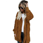 Fluffy Oversized Loose Long Warm Coat In Multi Colors