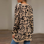 Leopard Print Knitted Sweater