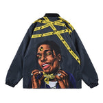 Rap Music Printed Cargo Jacket