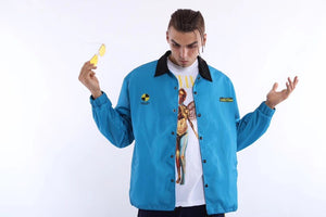 Rap Music Printed Cargo Jacket