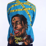 Rap Music Printed Cargo Jacket