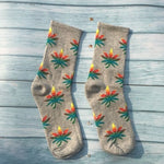 Weed Pattern Socks Multi Colors