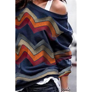 Long Sleeve Off Shoulder Sweater