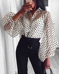 Mesh Sheer Blouse In 3 Colors