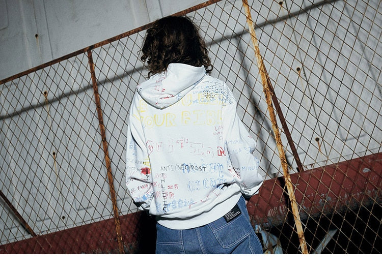 Graffiti Hoodie Sweatshirt