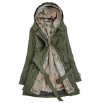 Warm Thick Long Jacket Hooded