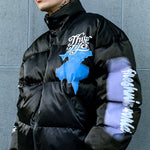 Spray Paint Graffiti Streetwear Men Windbreaker Jacket