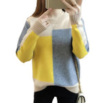 Round Collar Candy Color Sweater