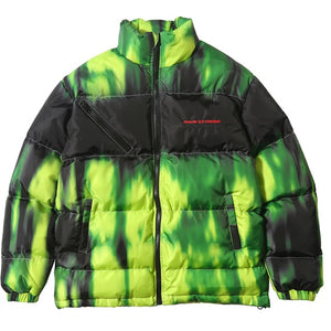 Tie Dye Thick Warm Bomber Jackets