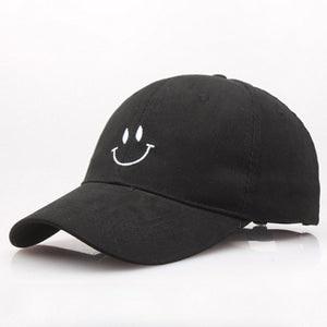 Smiley Embroidered Baseball Caps