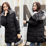 Warm Fur Hooded Long Coat