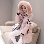 Warm Fur Hooded Long Coat