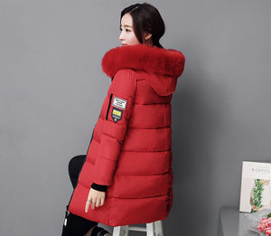 Warm Fur Hooded Long Coat