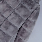 Fashion Luxury Faux Fur Coat Hooded