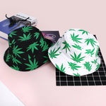 Weed Leaf Panama Bucket Hat