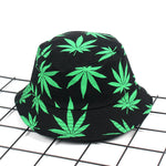 Weed Leaf Panama Bucket Hat