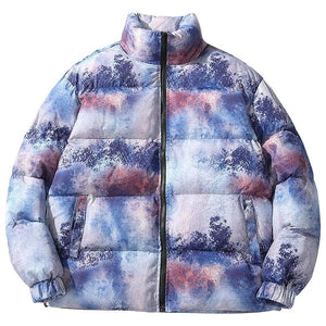 Colorful Graffiti Streetwear Men Windbreaker Jacket