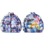 Colorful Graffiti Streetwear Men Windbreaker Jacket