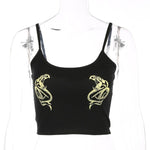 Dragon Printed Crop Top