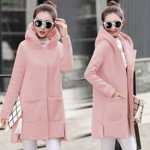 Female Long Hooded Coats