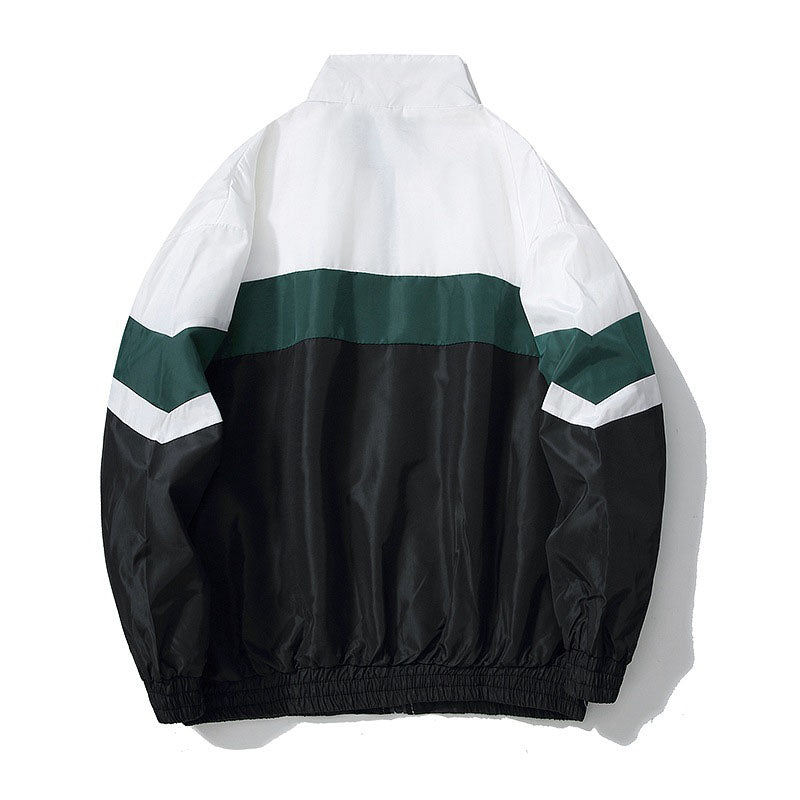 Patchwork Windproof  Streetwear Jacket