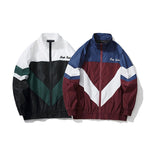 Patchwork Windproof  Streetwear Jacket
