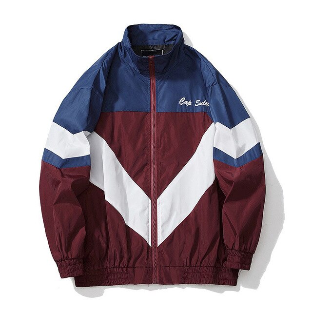 Patchwork Windproof  Streetwear Jacket