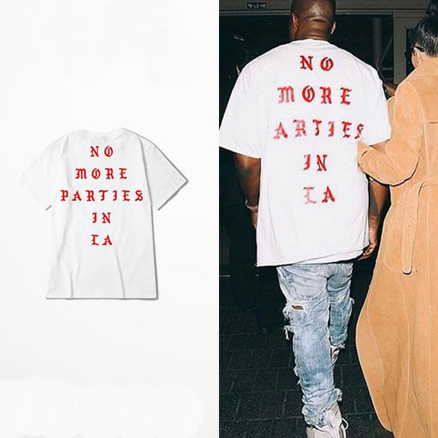 Kanye West NO MORE PARTIES IN LA T-shirt