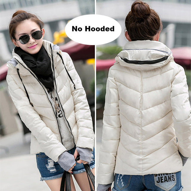 Slim Cotton Padded Winter Jackets