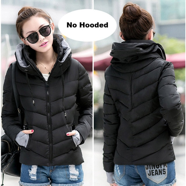 Slim Cotton Padded Winter Jackets