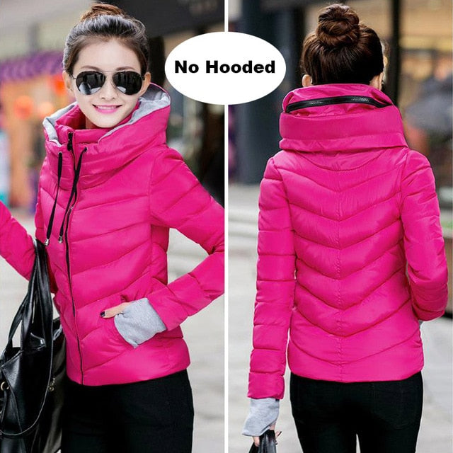 Slim Cotton Padded Winter Jackets